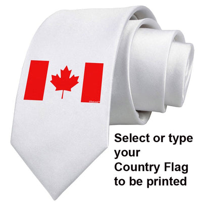 Country Flag Necktie Your Country Tie by TooLoud