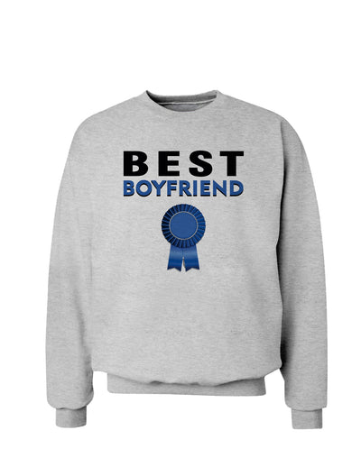 Couples Best Boyfriend or Girlfriend Sweatshirt - Boy or Girlfriend-Sweatshirts-TooLoud-Ash Gray Boyfriend-Small-Davson Sales