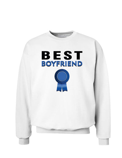 Couples Best Boyfriend or Girlfriend Sweatshirt - Boy or Girlfriend-Sweatshirts-TooLoud-White Boyfriend-Small-Davson Sales