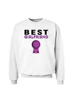 Couples Best Boyfriend or Girlfriend Sweatshirt - Boy or Girlfriend-Sweatshirts-TooLoud-White Girlfriend-Small-Davson Sales