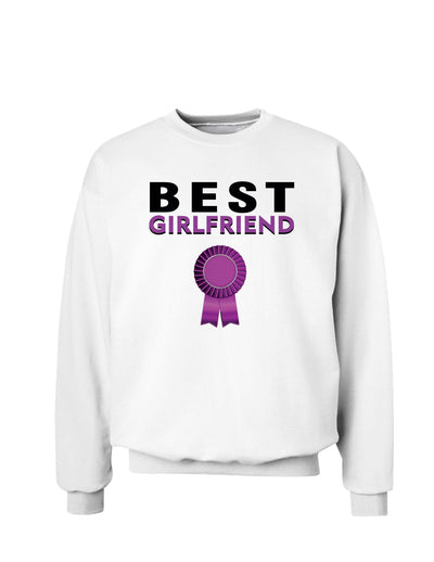 Couples Best Boyfriend or Girlfriend Sweatshirt - Boy or Girlfriend-Sweatshirts-TooLoud-White Girlfriend-Small-Davson Sales