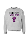 Couples Best Husband or Wife Sweatshirt - Husband or Wife-Sweatshirts-TooLoud-Ash Gray Wife-Small-Davson Sales