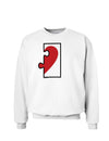 Couples Heart Puzzle Sweatshirt - Left Piece or Right Piece-Sweatshirts-TooLoud-White Right Piece-Small-Davson Sales