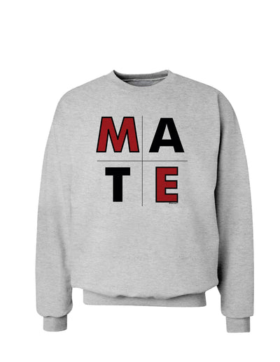 Couples Soul Mate Sweatshirt - Soul or Mate-Sweatshirts-TooLoud-Ash Gray Mate-Small-Davson Sales