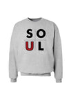 Couples Soul Mate Sweatshirt - Soul or Mate-Sweatshirts-TooLoud-Ash Gray Soul-Small-Davson Sales