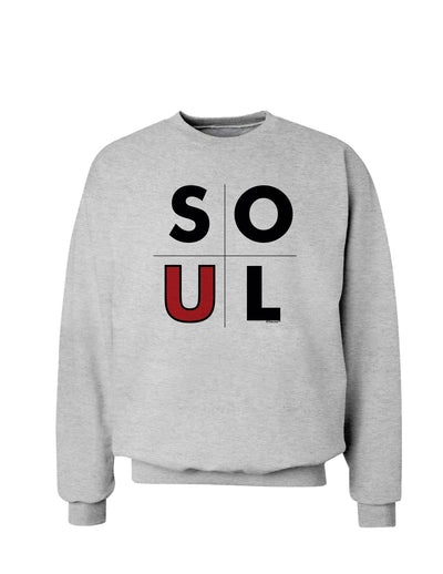 Couples Soul Mate Sweatshirt - Soul or Mate-Sweatshirts-TooLoud-Ash Gray Soul-Small-Davson Sales