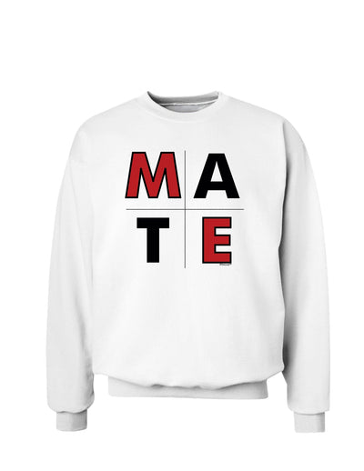 Couples Soul Mate Sweatshirt - Soul or Mate-Sweatshirts-TooLoud-White Mate-Small-Davson Sales