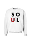 Couples Soul Mate Sweatshirt - Soul or Mate-Sweatshirts-TooLoud-White Soul-Small-Davson Sales