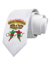 Cowboy Chili Cookoff Champ Printed White Necktie