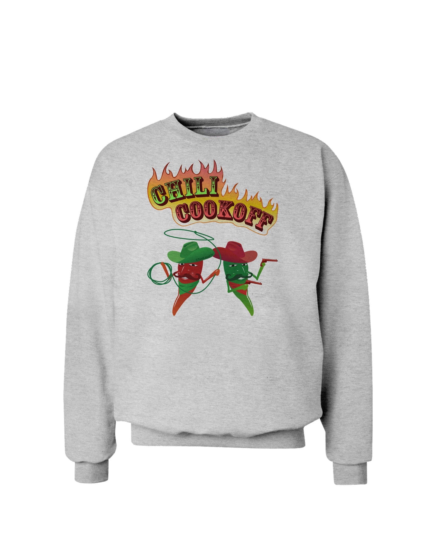 Cowboy Chili Cookoff Sweatshirt-Sweatshirts-TooLoud-AshGray-Small-Davson Sales