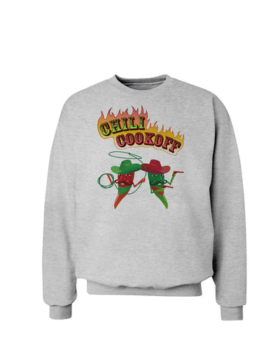 Cowboy Chili Cookoff Sweatshirt-Sweatshirts-TooLoud-AshGray-Small-Davson Sales