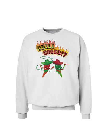 Cowboy Chili Cookoff Sweatshirt-Sweatshirts-TooLoud-White-Small-Davson Sales