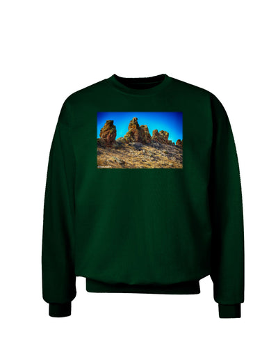 Crags in Colorado Adult Dark Sweatshirt by TooLoud-Sweatshirts-TooLoud-Deep-Forest-Green-Small-Davson Sales