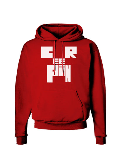 Creepin Dark Hoodie Sweatshirt-Hoodie-TooLoud-Red-Small-Davson Sales