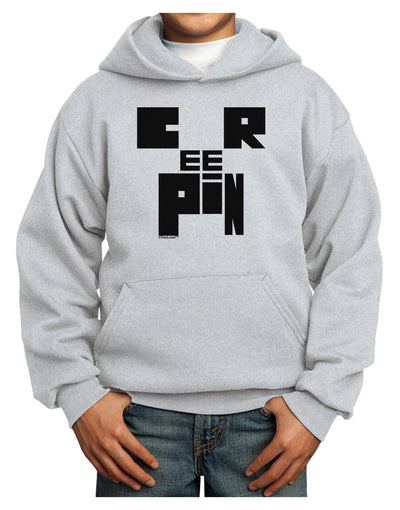 Creepin Youth Hoodie Pullover Sweatshirt-Youth Hoodie-TooLoud-Ash-XS-Davson Sales