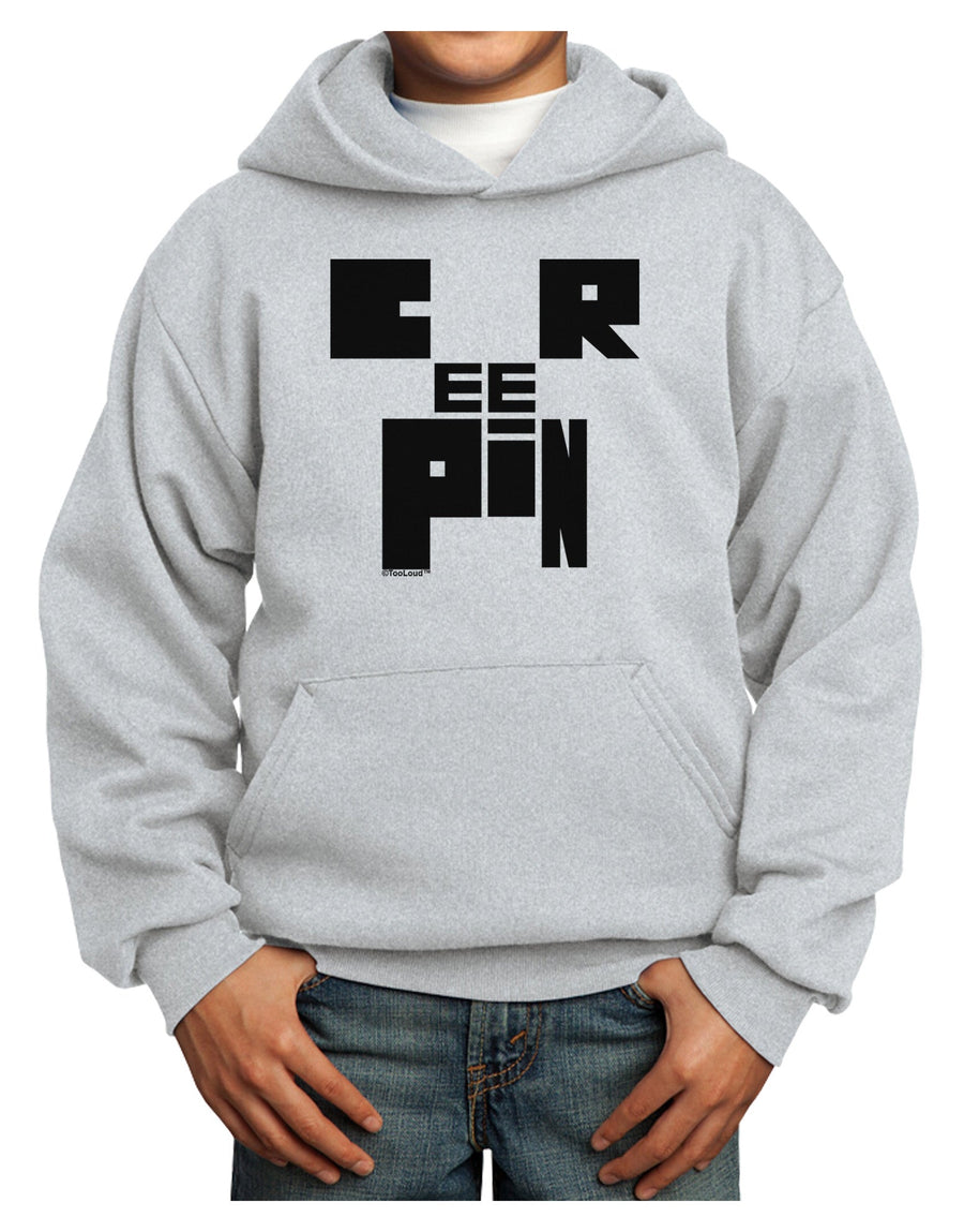 Creepin Youth Hoodie Pullover Sweatshirt-Youth Hoodie-TooLoud-White-XS-Davson Sales