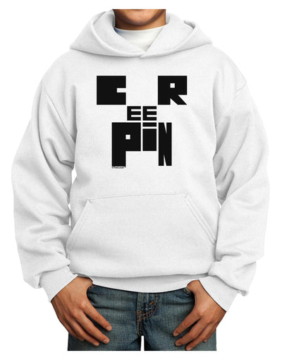 Creepin Youth Hoodie Pullover Sweatshirt-Youth Hoodie-TooLoud-White-XS-Davson Sales