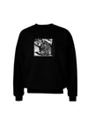 Creepy Black Bear Adult Dark Sweatshirt-Sweatshirts-TooLoud-Black-Small-Davson Sales