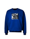 Creepy Black Bear Adult Dark Sweatshirt-Sweatshirts-TooLoud-Deep-Royal-Blue-Small-Davson Sales