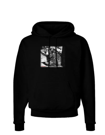 Creepy Black Bear Dark Hoodie Sweatshirt-Hoodie-TooLoud-Black-Small-Davson Sales