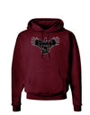 Crows Before Hoes Design Dark Hoodie Sweatshirt by TooLoud-Hoodie-TooLoud-Maroon-Small-Davson Sales