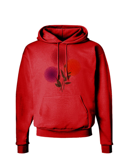 Crystal Dahlias Hoodie Sweatshirt-Hoodie-TooLoud-Red-Small-Davson Sales