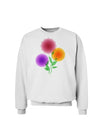 Crystal Dahlias Sweatshirt-Sweatshirt-TooLoud-White-Small-Davson Sales