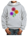 Crystal Dahlias Youth Hoodie Pullover Sweatshirt-Youth Hoodie-TooLoud-Ash-XS-Davson Sales