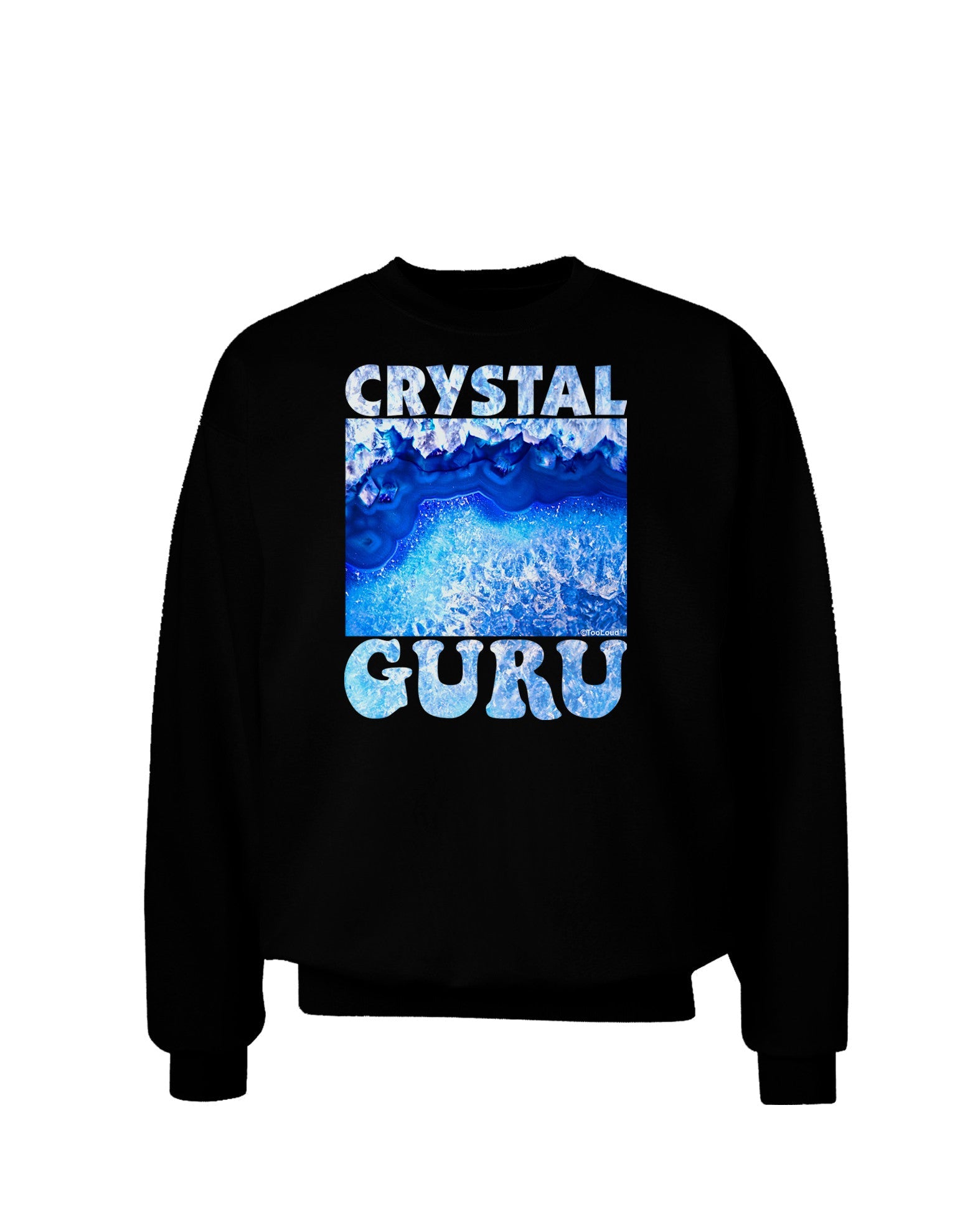 Crystal Guru Adult Dark Sweatshirt-Sweatshirts-TooLoud-Black-Small-Davson Sales