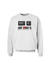 Ctrl Z Just Undo It Sweatshirt-Sweatshirts-TooLoud-White-Small-Davson Sales