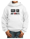 Ctrl Z Just Undo It Youth Hoodie Pullover Sweatshirt-Youth Hoodie-TooLoud-White-XS-Davson Sales