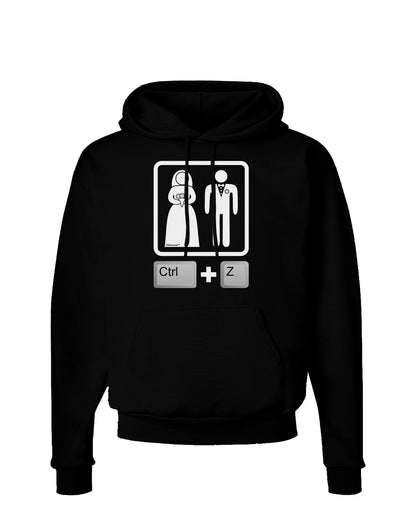 Ctrl Z - Marriage Dark Hoodie Sweatshirt-Hoodie-TooLoud-Black-Small-Davson Sales