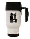 Ctrl Z - Marriage Stainless Steel 14oz Travel Mug-Travel Mugs-TooLoud-White-Davson Sales