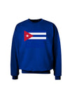 Cuba Flag Cuban Pride Adult Dark Sweatshirt by TooLoud-Sweatshirts-TooLoud-Deep-Royal-Blue-Small-Davson Sales