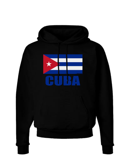 Cuba Flag Cuban Pride Dark Hoodie Sweatshirt by TooLoud-Hoodie-TooLoud-Black-Small-Davson Sales