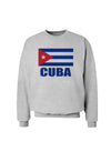 Cuba Flag Cuban Pride Sweatshirt by TooLoud-Sweatshirts-TooLoud-AshGray-Small-Davson Sales