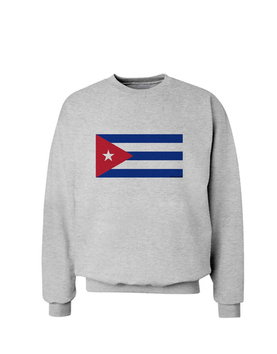 Cuba Flag Cubana Sweatshirt by TooLoud-Sweatshirts-TooLoud-AshGray-Small-Davson Sales