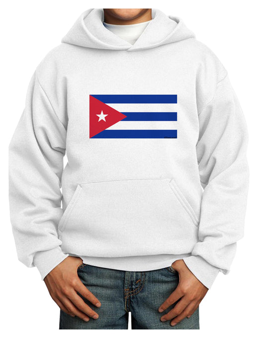 Cuba Flag Cubana Youth Hoodie Pullover Sweatshirt by TooLoud-Youth Hoodie-TooLoud-White-XS-Davson Sales