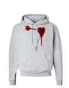 Cupid's Arrow Heart Shot Wound Hoodie Sweatshirt-Hoodie-TooLoud-AshGray-Small-Davson Sales