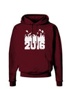 Current Year Graduation BnW Dark Hoodie Sweatshirt-Hoodie-TooLoud-Maroon-Small-Davson Sales