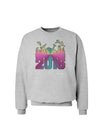 Current Year Graduation Color Sweatshirt-Sweatshirt-TooLoud-AshGray-Small-Davson Sales