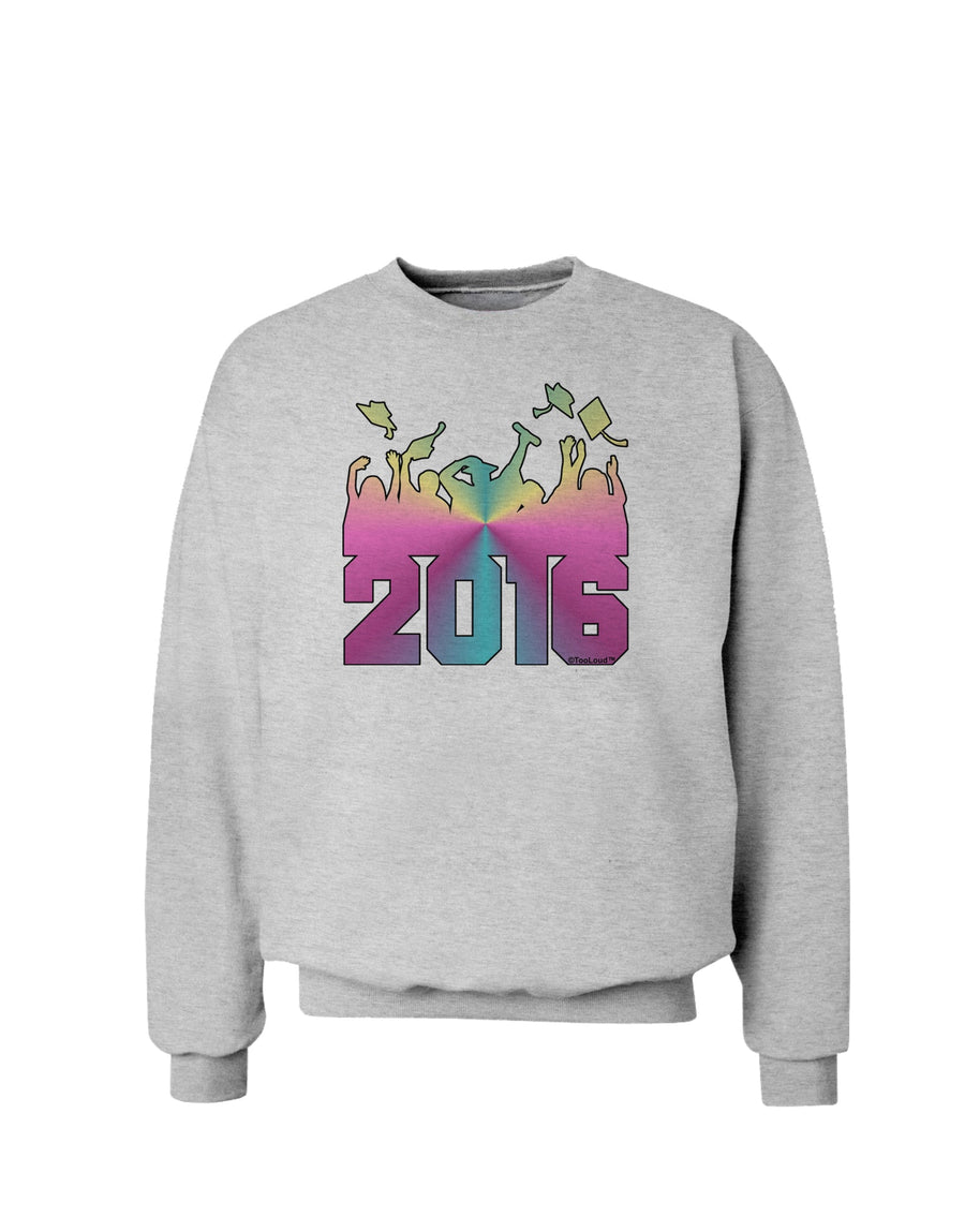 Current Year Graduation Color Sweatshirt-Sweatshirt-TooLoud-White-Small-Davson Sales