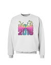 Current Year Graduation Color Sweatshirt-Sweatshirt-TooLoud-White-Small-Davson Sales