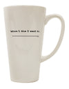 Custom 16 Ounce Conical Latte Coffee Mug - Expertly Crafted for Your Enjoyment-Conical Latte Mug-TooLoud-Davson Sales