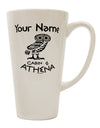 Custom Engraved Athena 16 oz Conical Latte Coffee Mug - Expertly Crafted by TooLoud-Conical Latte Mug-TooLoud-White-Davson Sales