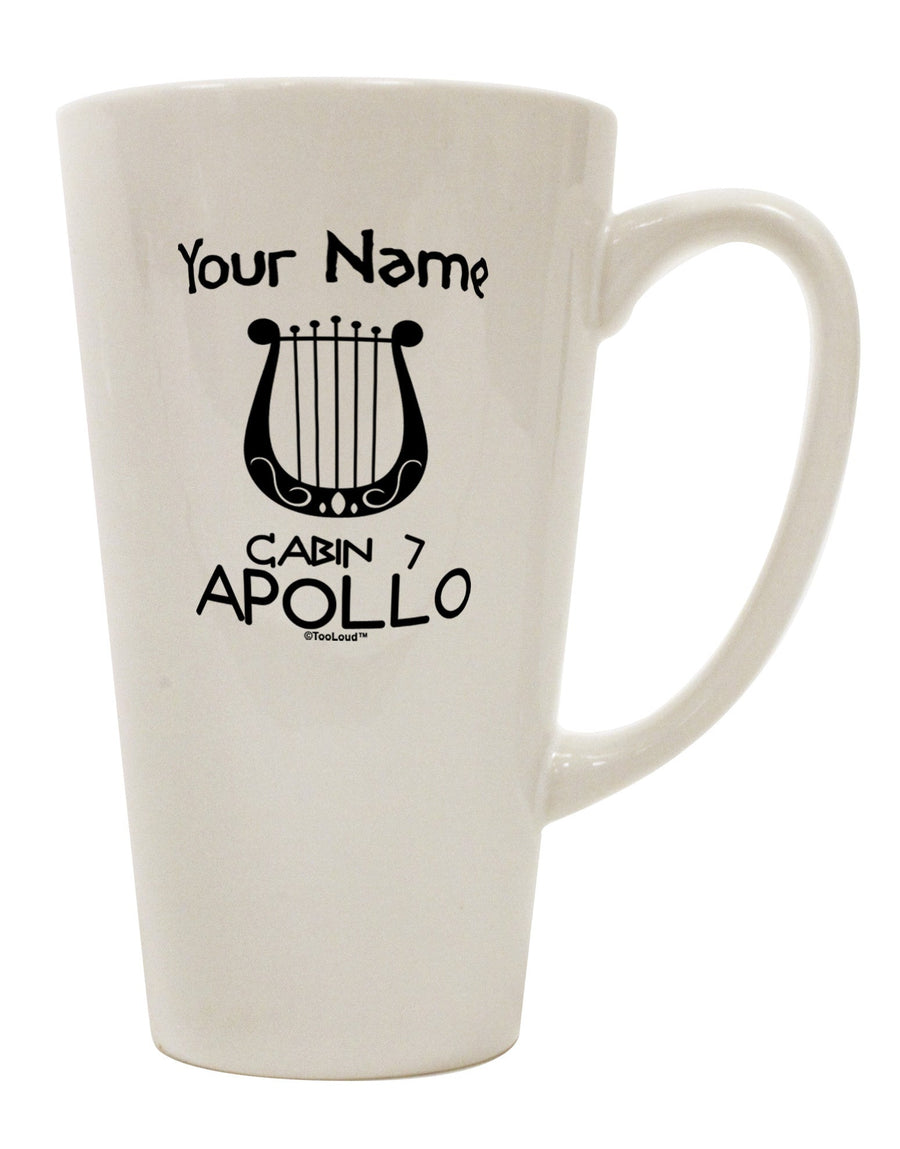 Custom Engraved Cabin 7 Apollo 16 oz Conical Latte Coffee Mug - Exquisite Drinkware Expertise-Conical Latte Mug-TooLoud-White-Davson Sales