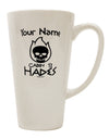 Custom Engraved Hades Cabin 16 oz Conical Latte Coffee Mug - Expertly Crafted Drinkware TooLoud-Conical Latte Mug-TooLoud-White-Davson Sales