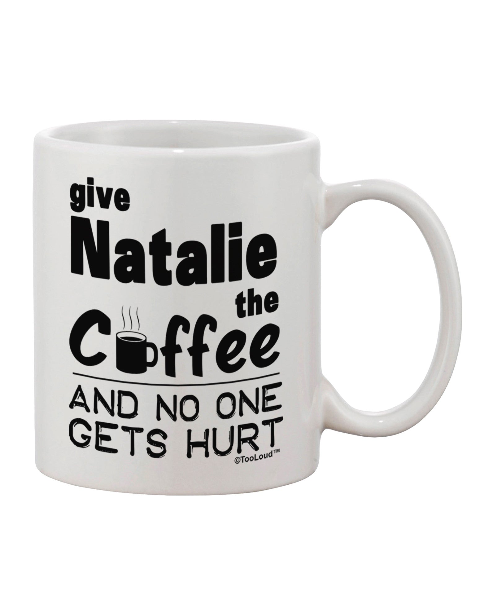 Custom Personalized 11 OZ Coffee Mug - Expertly Printed TooLoud-11 OZ Coffee Mug-TooLoud-White-Davson Sales