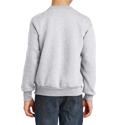 Custom Personalized Image and Text Youth Sweatshirt-Youth Sweatshirt-Davson Sales-Small-Grey-Davson Sales