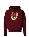 Custom Pet Art Dark Hoodie Sweatshirt by TooLoud-TooLoud-Maroon-Small-Davson Sales